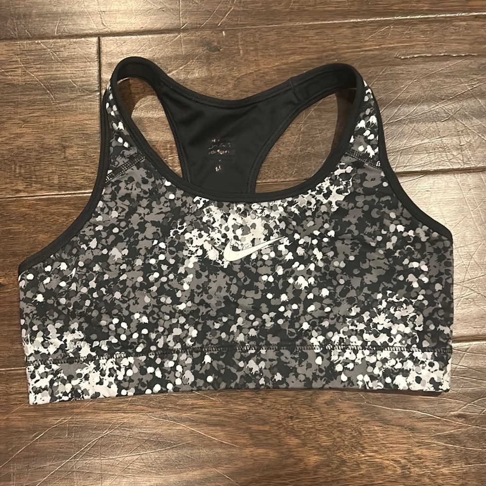 Speckled Nike Pro Sports Bra